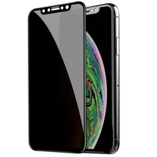 TECHO Privacy Screen Protector Compatible with iPhone Xs Max (6.5 inch), [Full Coverage][Edge to Edge][Super Clear] Anti-Spy 9H Hardness Tempered Glass Screen Protector