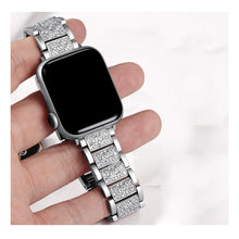 TECHO Bling Band for Apple Watch Series 4 3 2 1, Women Diamond Rhinestone Stainless Steel Strap