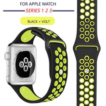 TECHO Breathable Soft Silicone Sport Band for Apple Watch Series 4 3 2 1