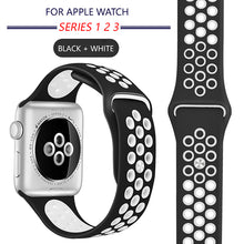 TECHO Breathable Soft Silicone Sport Band for Apple Watch Series 4 3 2 1