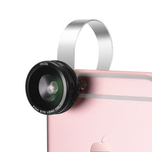 TECHO Universal 3 in 1 Clip-on Camera Lens Kit for iPhone iPad Samsung Smartphone Tablet (180 Degree Fisheye, 0.67X Wide Angle, 10X Macro)