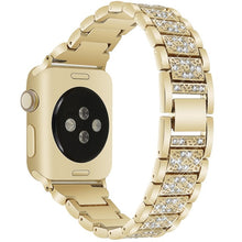 TECHO Bling Band for Apple Watch Series 4 3 2 1, Women Diamond Rhinestone Stainless Steel Strap